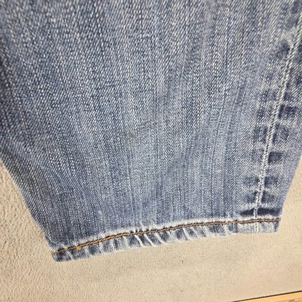 Vintage Levis 504 Jeans Mens 32x32 Blue Straight Engineered Whiskers Zip‎ Fly